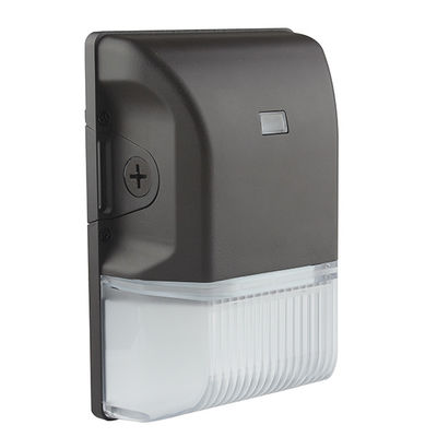 Eco Friendly DLC 135LM/W LED Wallpack Light , Brown LED Flood Lights With Photocell