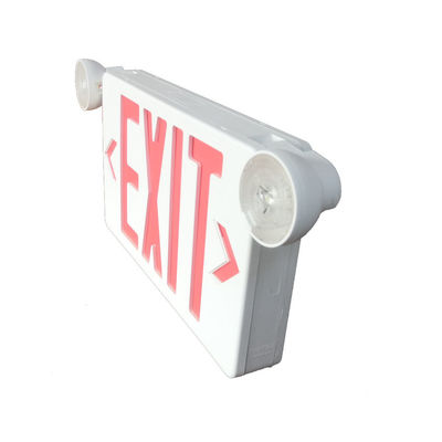 White 120V Emergency Exit Lights , 3W Emergency Exit Sign Lights With Battery Backup