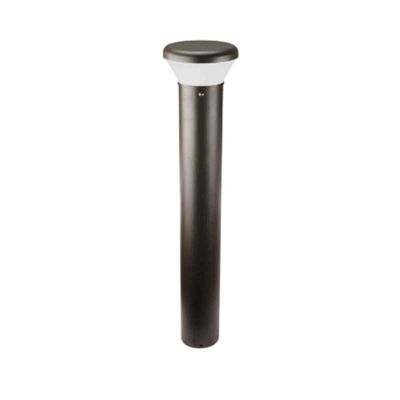 360 Degree 120V LED Post Top Lantern , Black Bollard Garden Lights