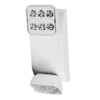 White 120 Volt Emergency Exit Lights 3.6V Nickel Cadmium Battery