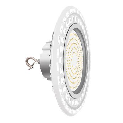 38400LM White UFO LED High Bay Light 240W Open Hook