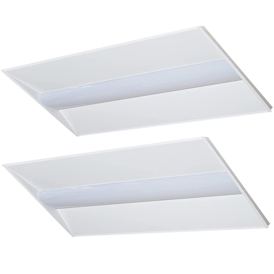 120V 2X4FT CCT And Power Tunable LED Troffer Light 130LM/W