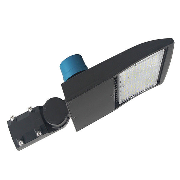 Photocell 150W Shoebox Light AC100-277V 5000K with Slip Fitter/Direct Mount/Trunnion mount
