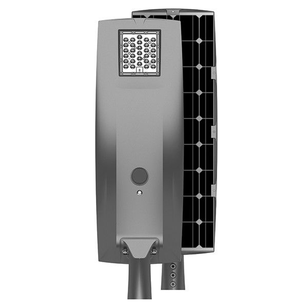 Brown No Wiring Solar Powered LED Street Lights 70W 5700K With 12V 20AH Battery