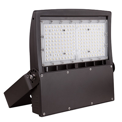 IP65 120V 100W 13200lm LED Shoebox Light Brown Color